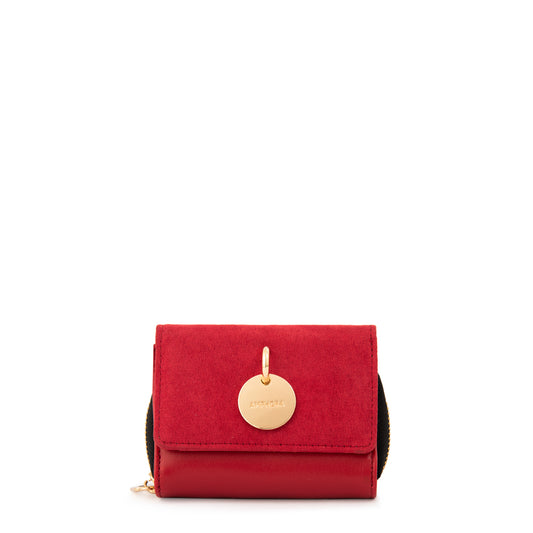 BILLETERA CHICA MAGGIE ROJO