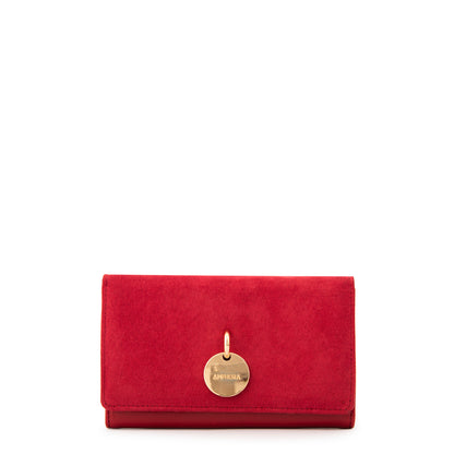 BILLETERA MEDIANA MAGGIE ROJO