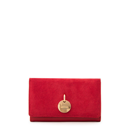 BILLETERA MEDIANA MAGGIE ROJO