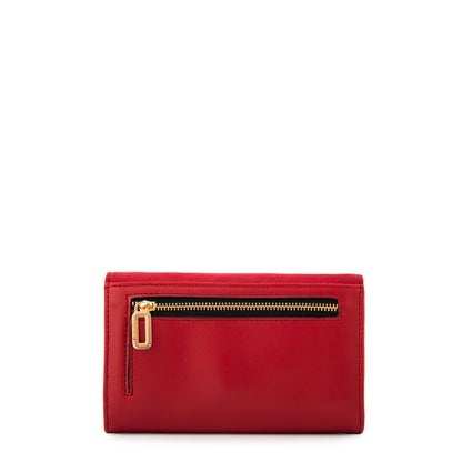 BILLETERA MEDIANA MAGGIE ROJO
