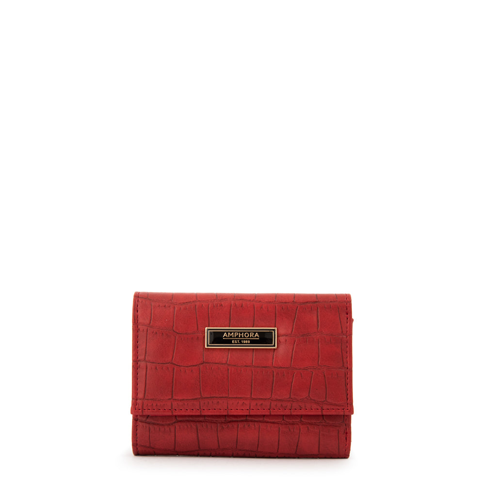 BILLETERA CHICA LUPITA ROJO