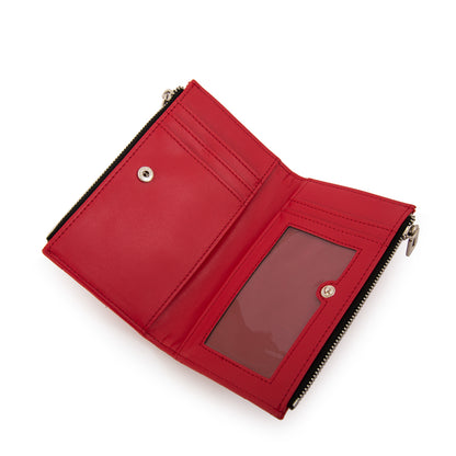 BILLETERA MEDIANA MARINA ROJO