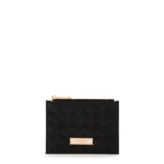 MONEDERO CON TARJETERO PAXI NEGRO