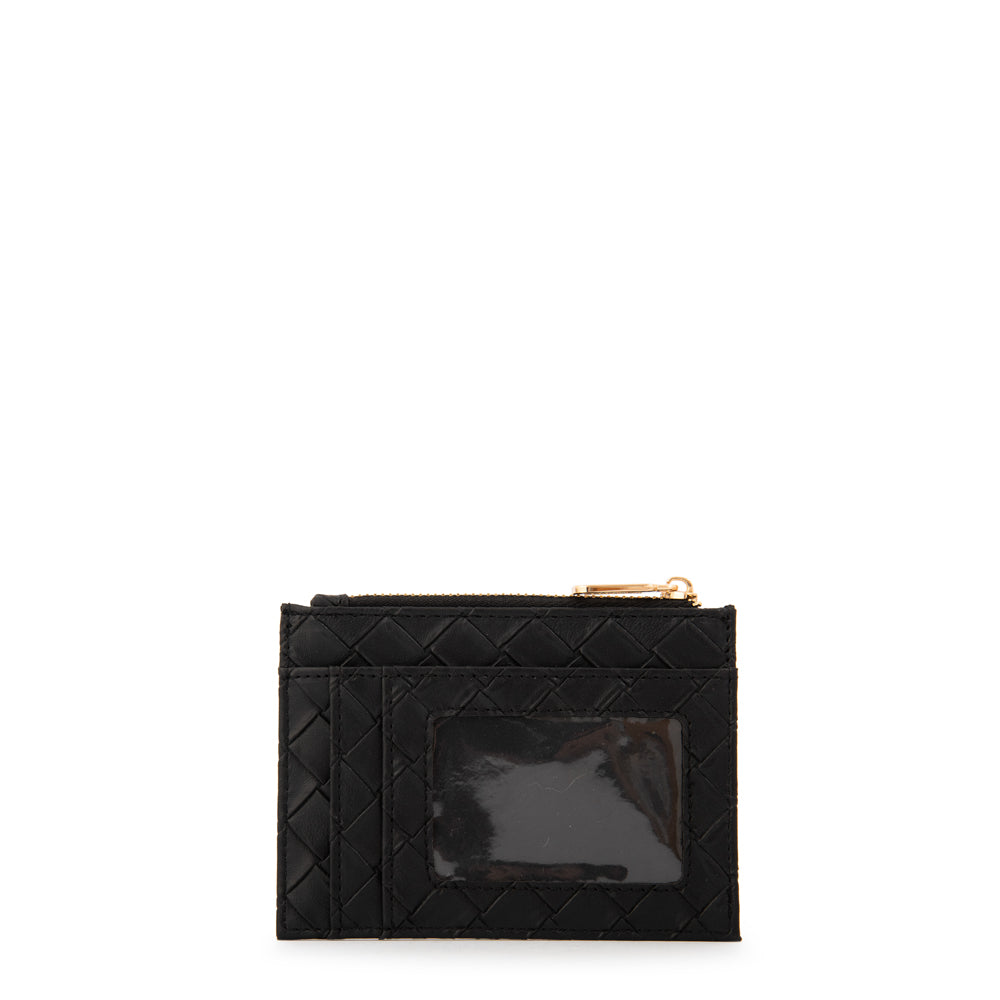 MONEDERO CON TARJETERO PAXI NEGRO