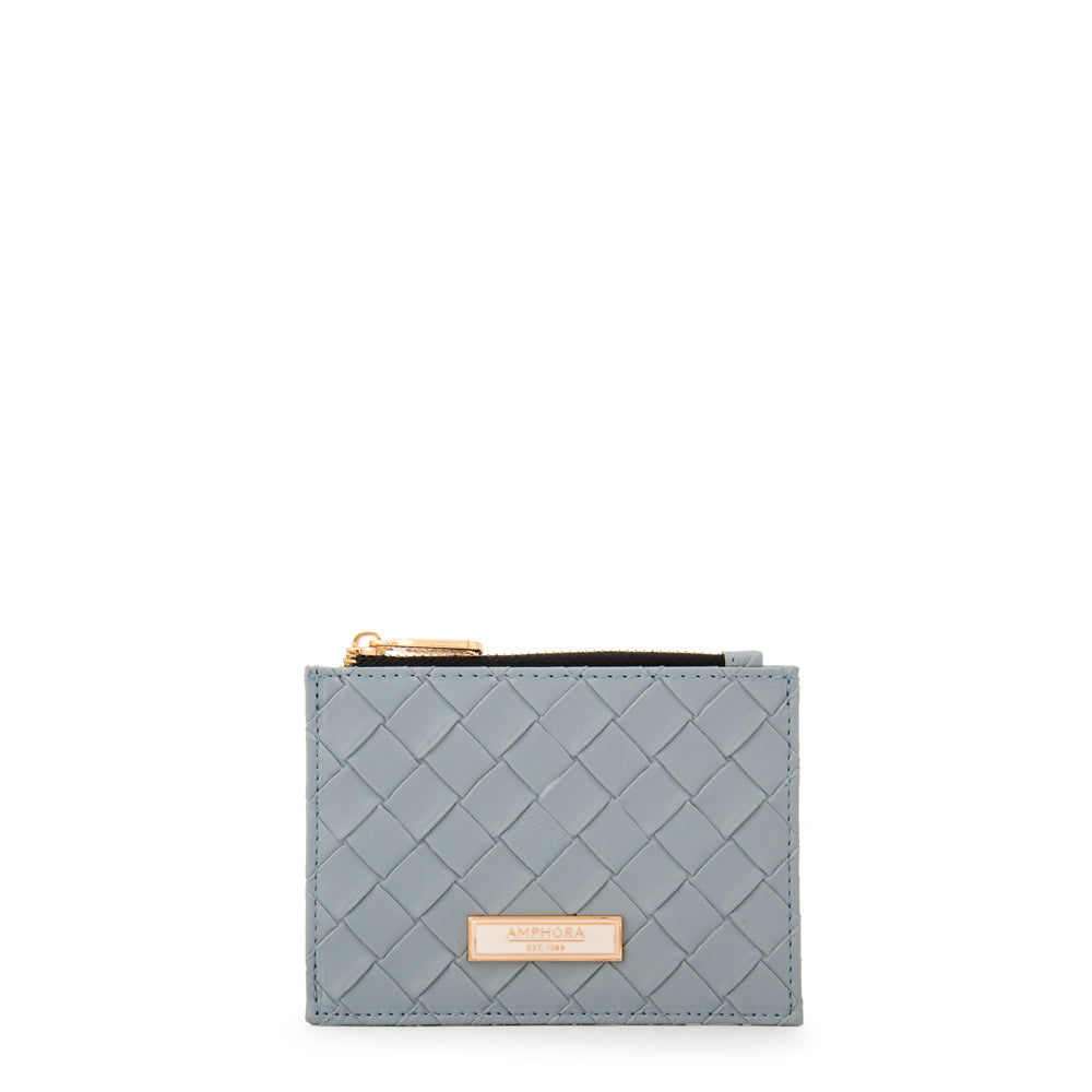 MONEDERO CON TARJETERO PAXI CELESTE