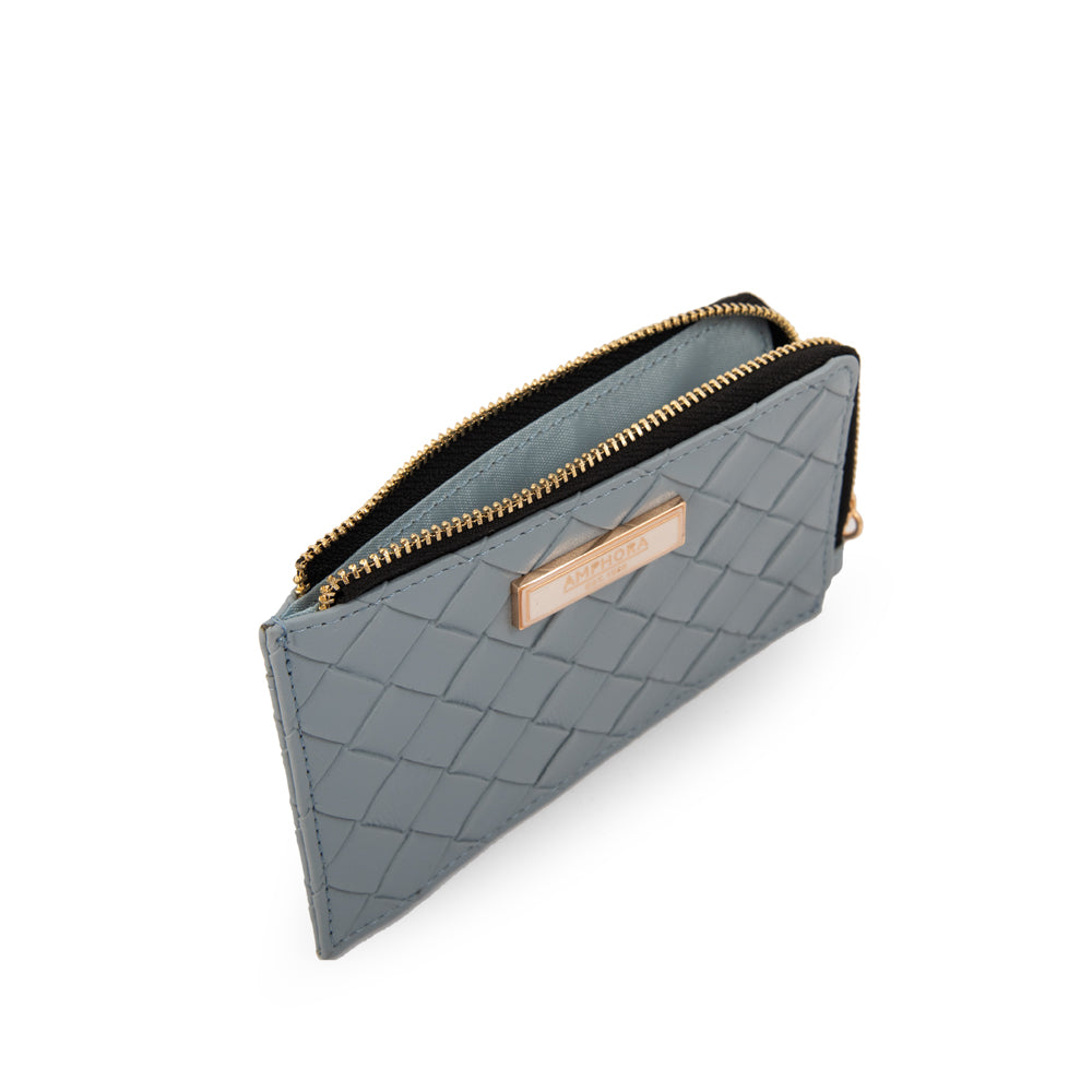 MONEDERO CON TARJETERO PAXI CELESTE