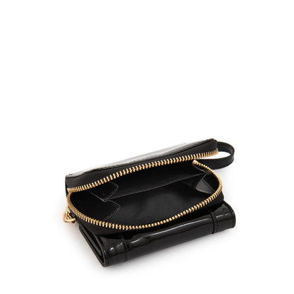 BILLETERA CHICA CRISTAL NEGRO