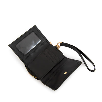 BILLETERA CHICA CRISTAL NEGRO