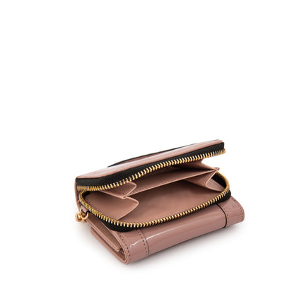 BILLETERA CHICA CRISTAL ROSA