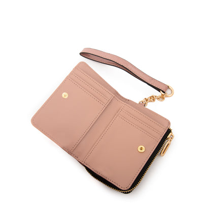 BILLETERA CHICA CRISTAL ROSA