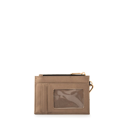 MONEDERO CON TARJETERO LULLABY PLATEADO