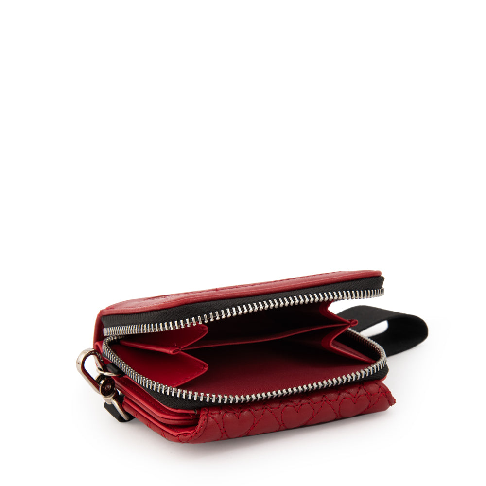 BILLETERA CHICA MIRYAM ROJO