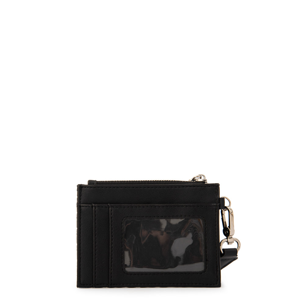 MONEDERO CON TARJETERO MIRYAM NEGRO