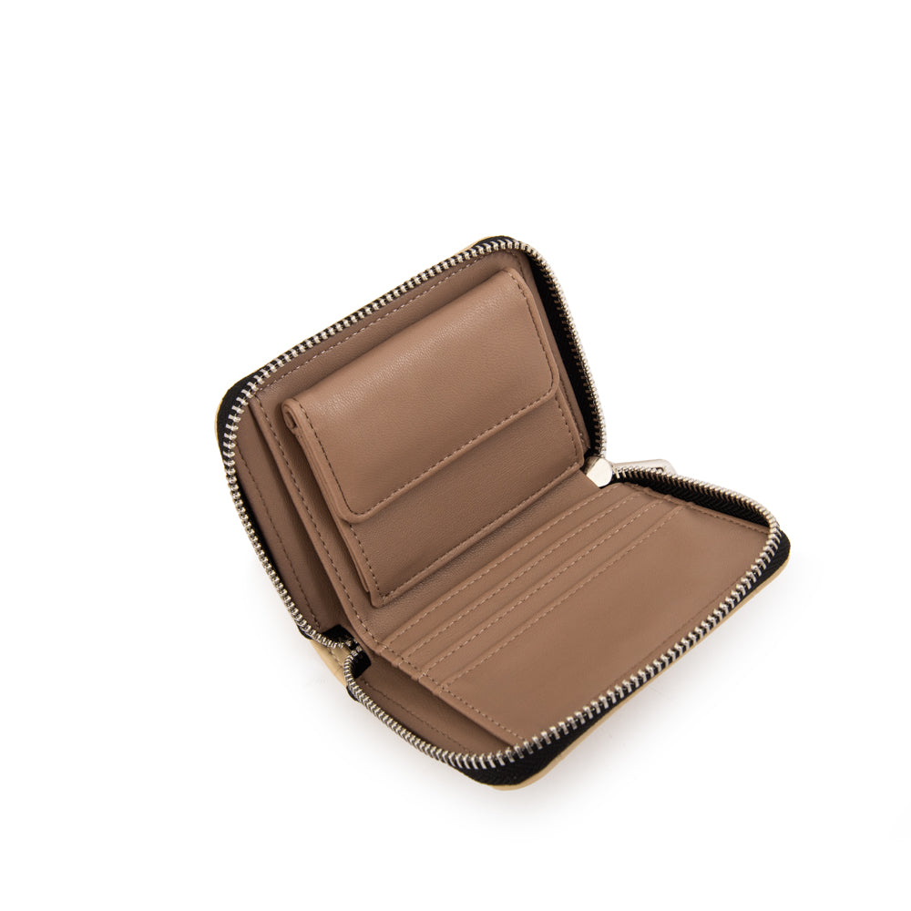 BILLETERA CHICA CUAL BEIGE
