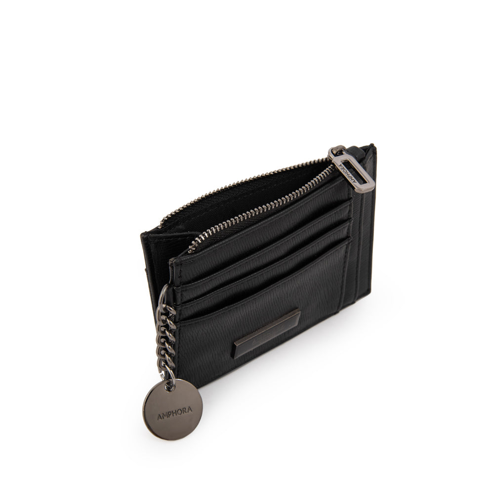 MONEDERO CON TARJETERO DILIAN NEGRO