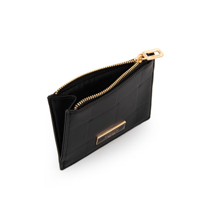 MONEDERO CON TARJETERO SABRINA NEGRO