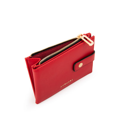 BILLETERA CHICA CARMINA ROJO