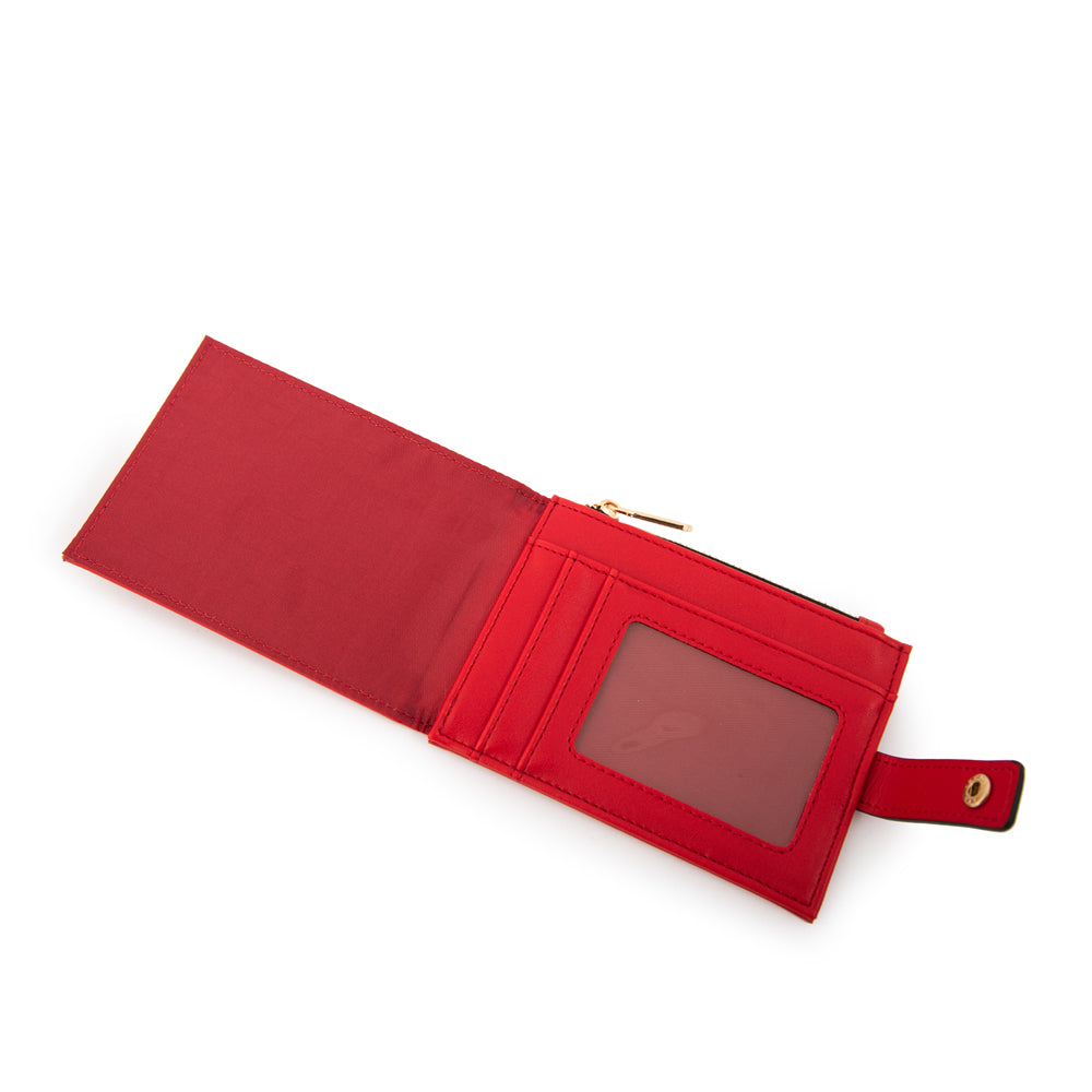 BILLETERA CHICA CARMINA ROJO
