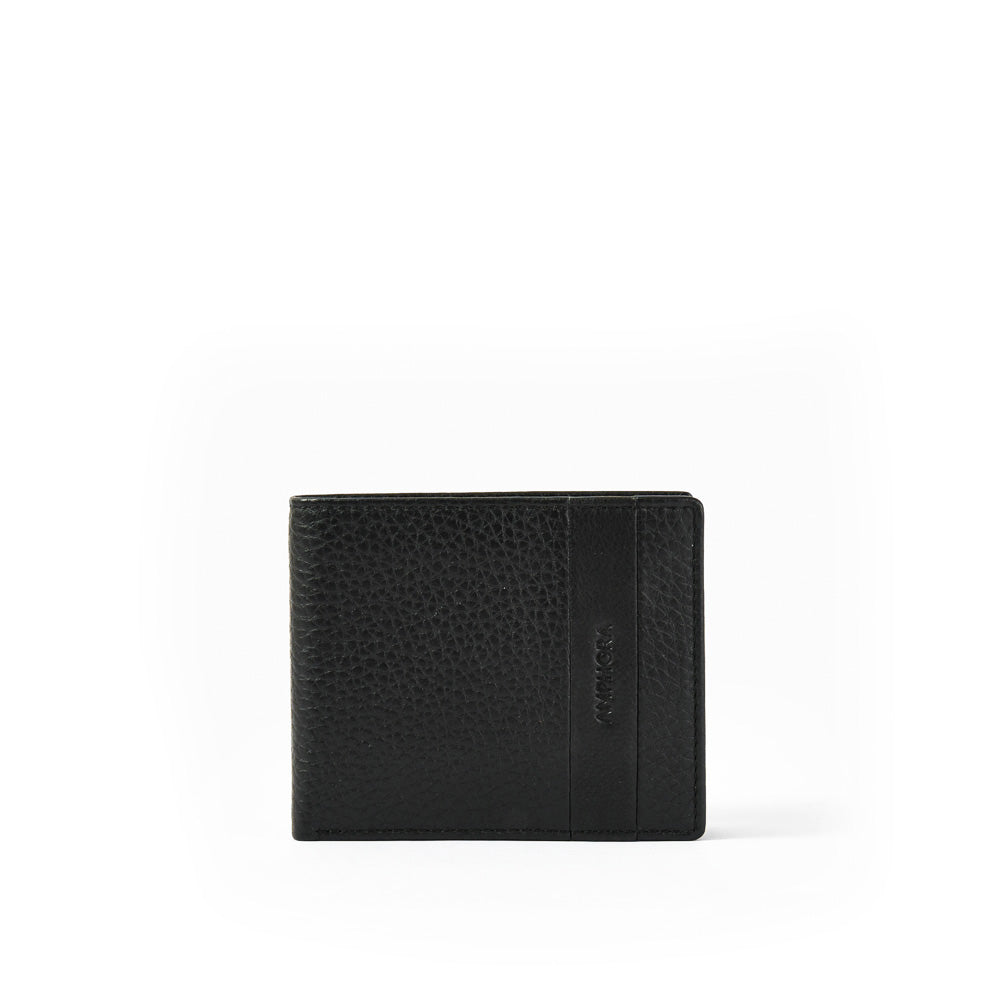BILLETERA CUERO CON ALETA HERNAN NEGRO