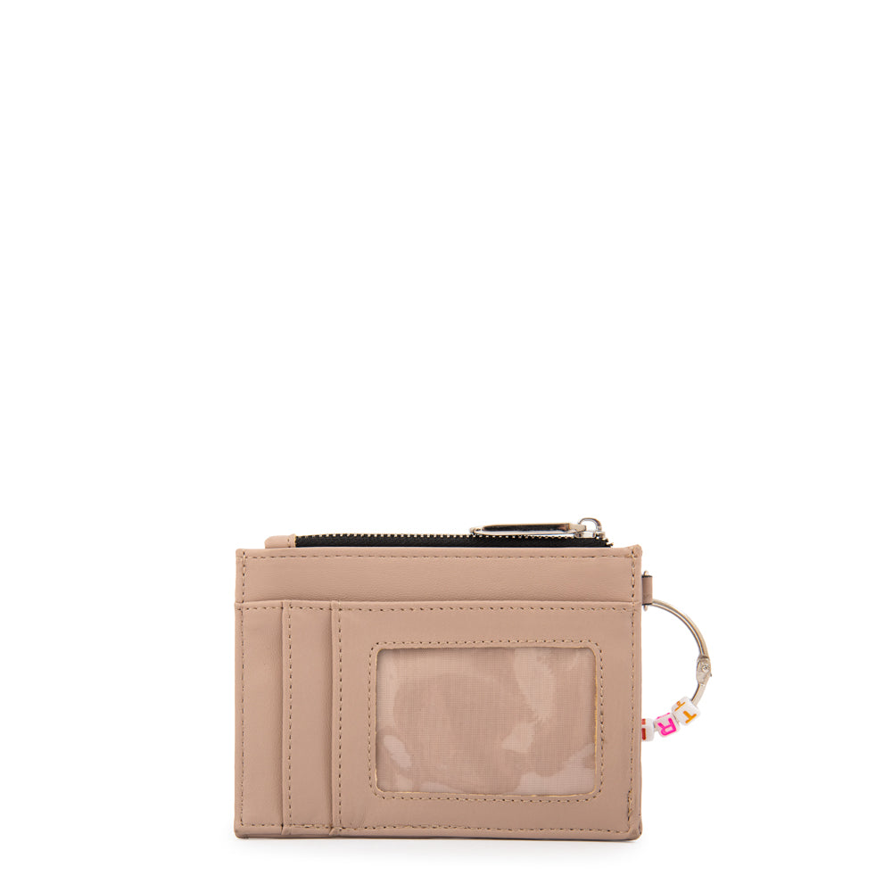 TARJETERO CON MONEDERO GALADRI BEIGE