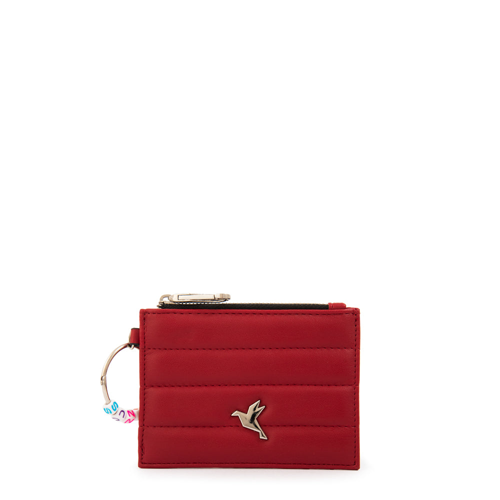 TARJETERO CON MONEDERO GALADRI ROJO