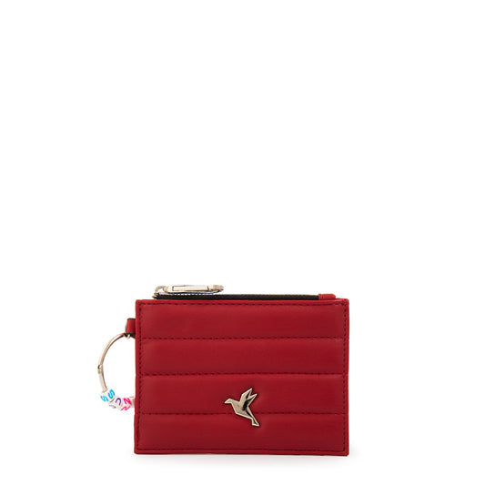TARJETERO CON MONEDERO GALADRI ROJO