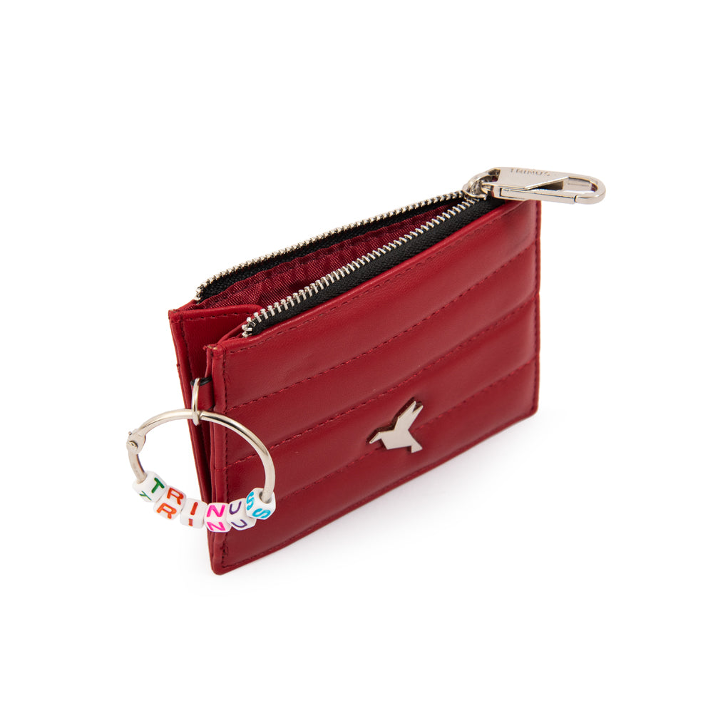TARJETERO CON MONEDERO GALADRI ROJO