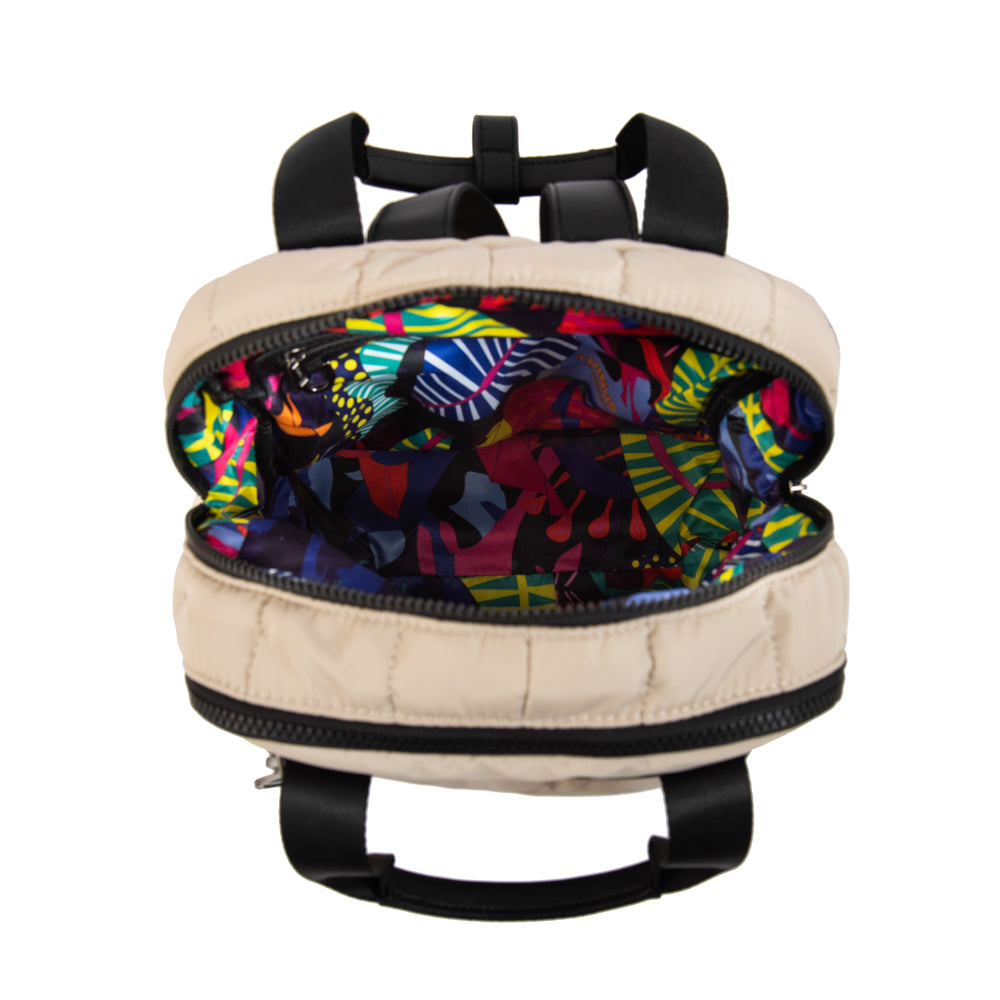 MOCHILA TIANA BEIGE