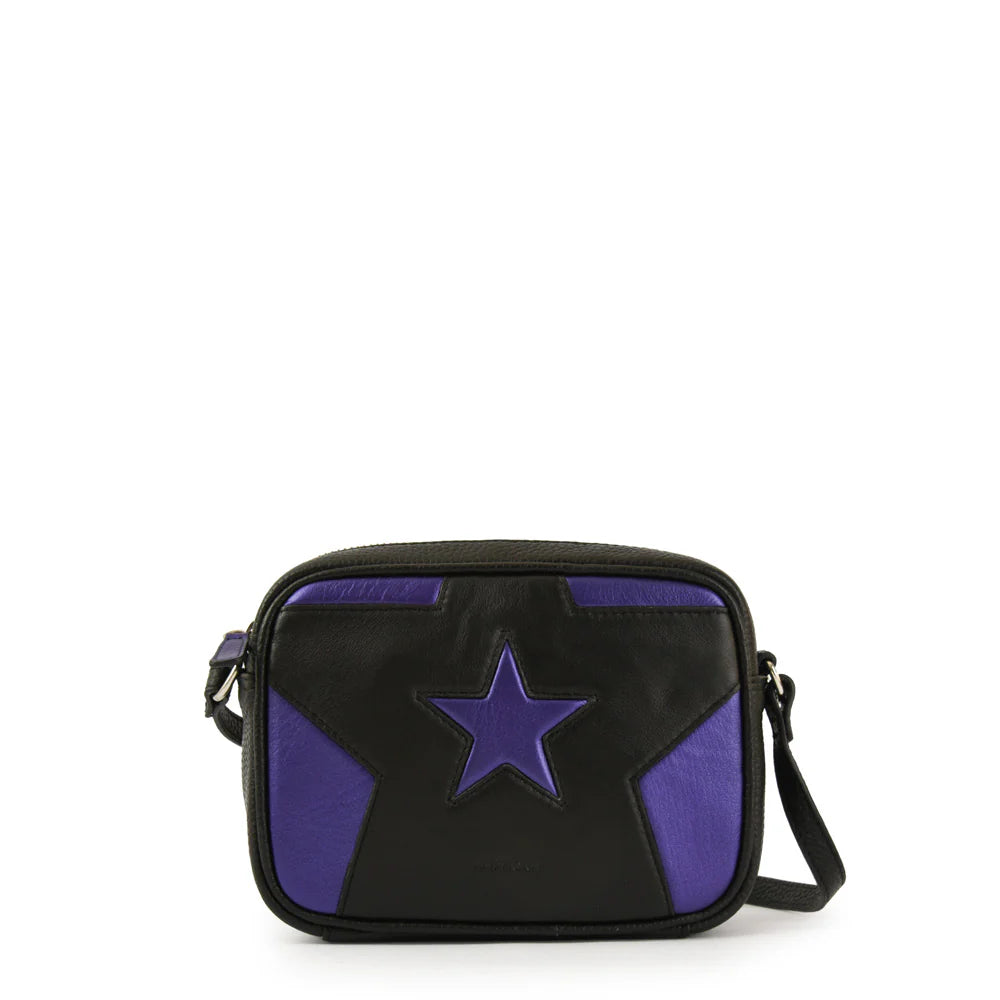 BANDOLERA CUERO ETOILES MIX COLORES