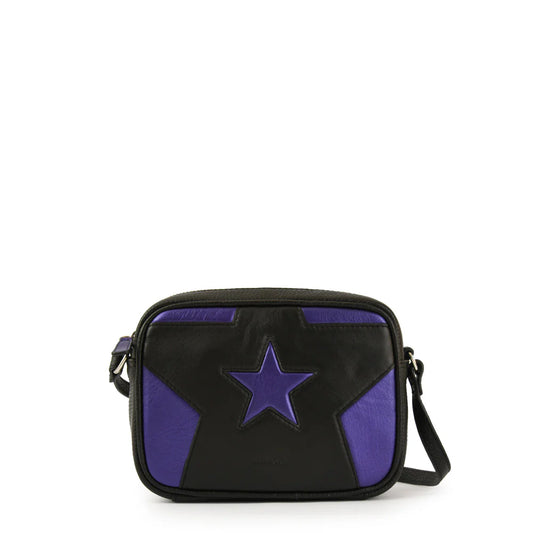 BANDOLERA CUERO ETOILES MIX COLORES