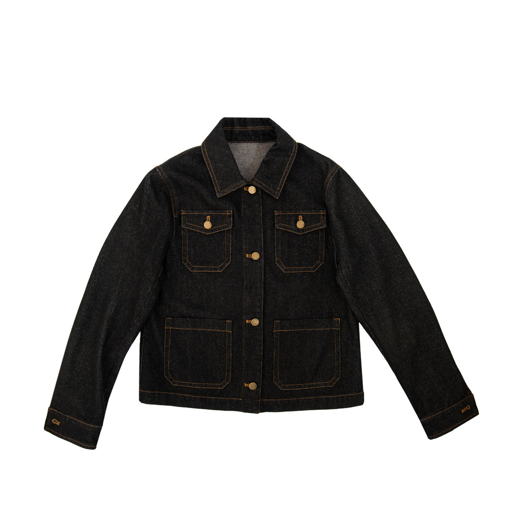 CHAQUETA JEAN JANIS NEGRO