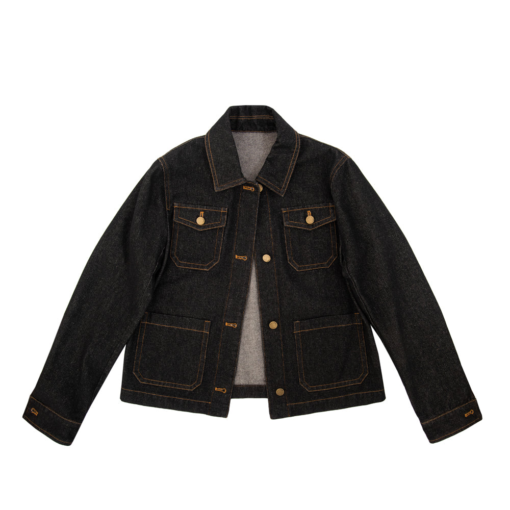 CHAQUETA JEAN JANIS NEGRO