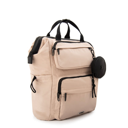 MOCHILA PORTA NOTEBOOK 15" PILAR BEIGE