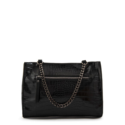 CARTERA POLARIS NEGRO CROCCO