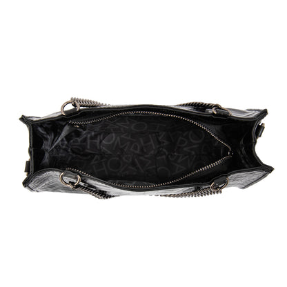 CARTERA POLARIS NEGRO CROCCO