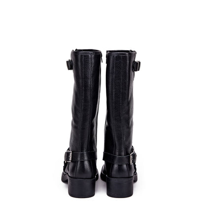 BOTA BIKER POLA NEGRO