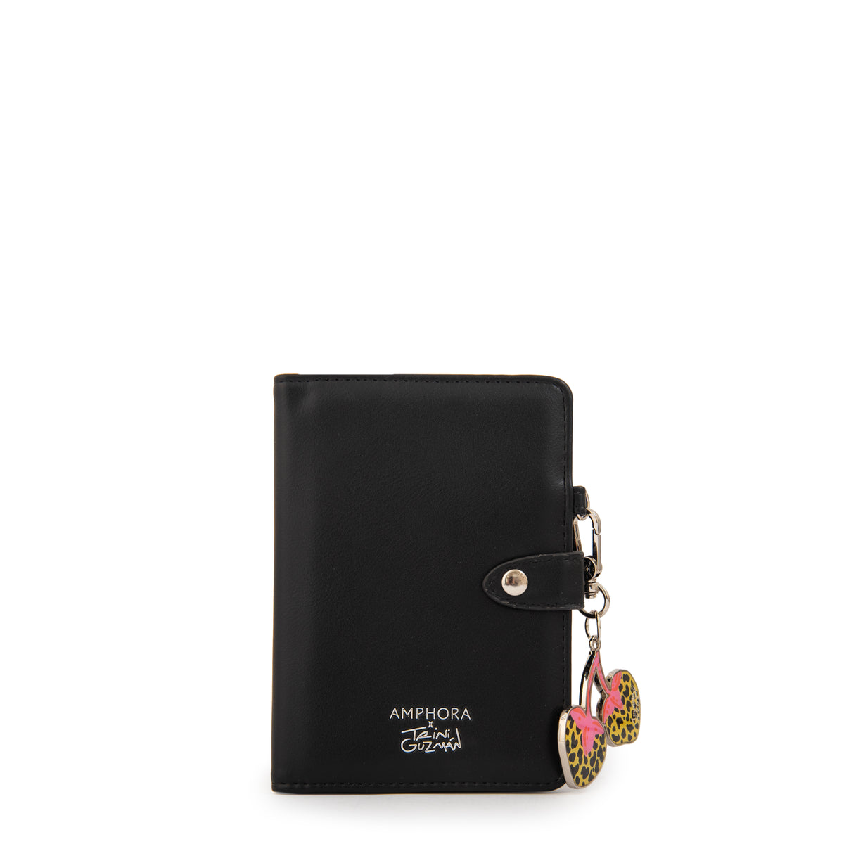 PORTAPASAPORTE PRISMA NEGRO