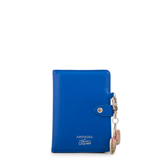 PORTAPASAPORTE PRISMA AZUL