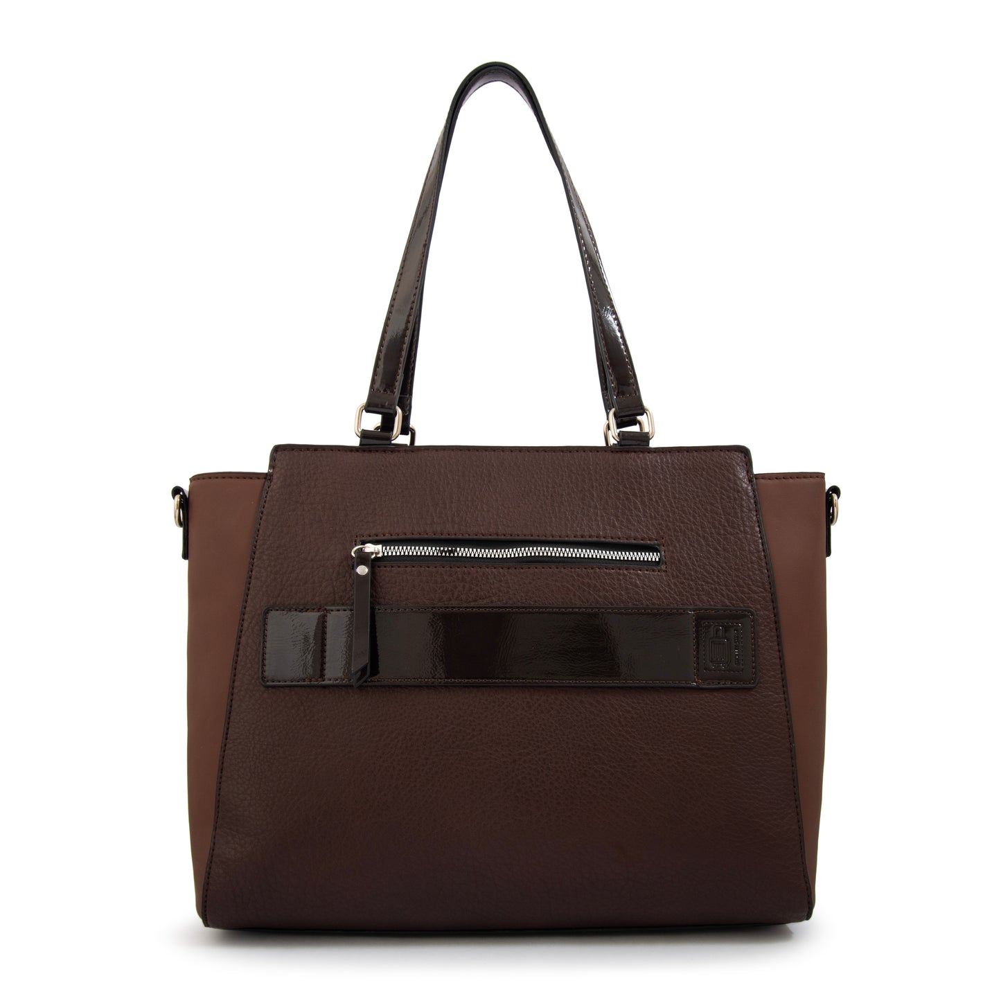 CARTERA PORTA NOTEBOOK 12" RACHEL MARRÓN