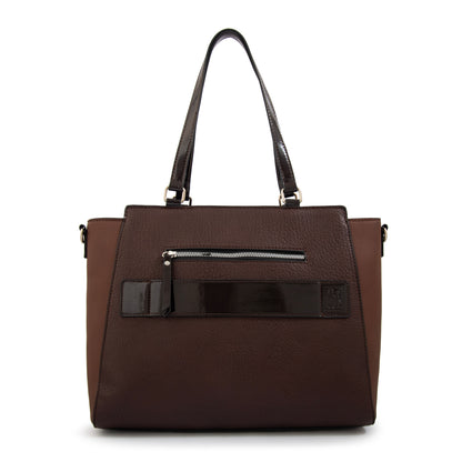 CARTERA PORTA NOTEBOOK 12" RACHEL MARRÓN