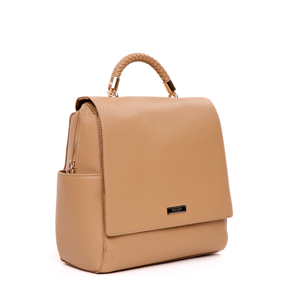 MOCHILA ROSY CAMEL