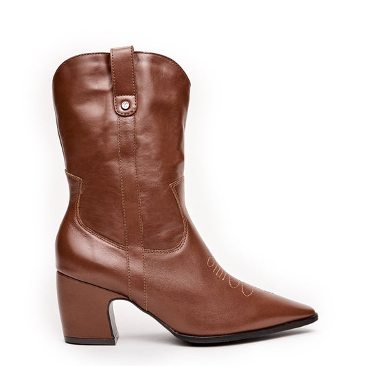 BOTA CAÑA MEDIA AZALEA MARRÓN