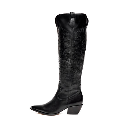BOTA CAÑA ALTA WEST NEGRO
