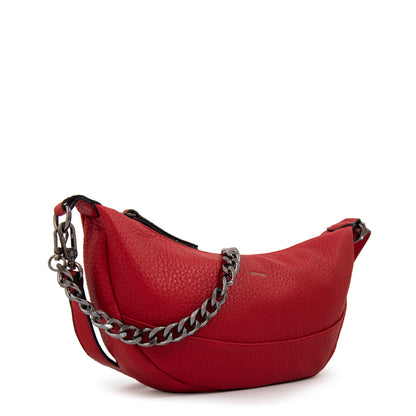 CARTERA CORTE OVAL TAISHA ROJO