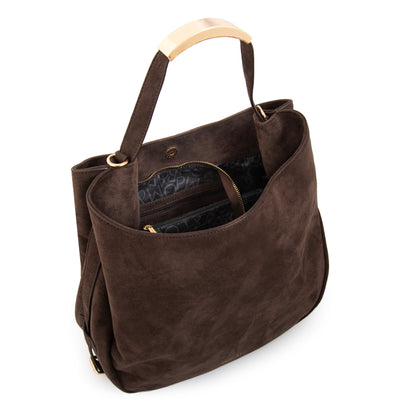 CARTERA TISIANA CAFÉ OSCURO