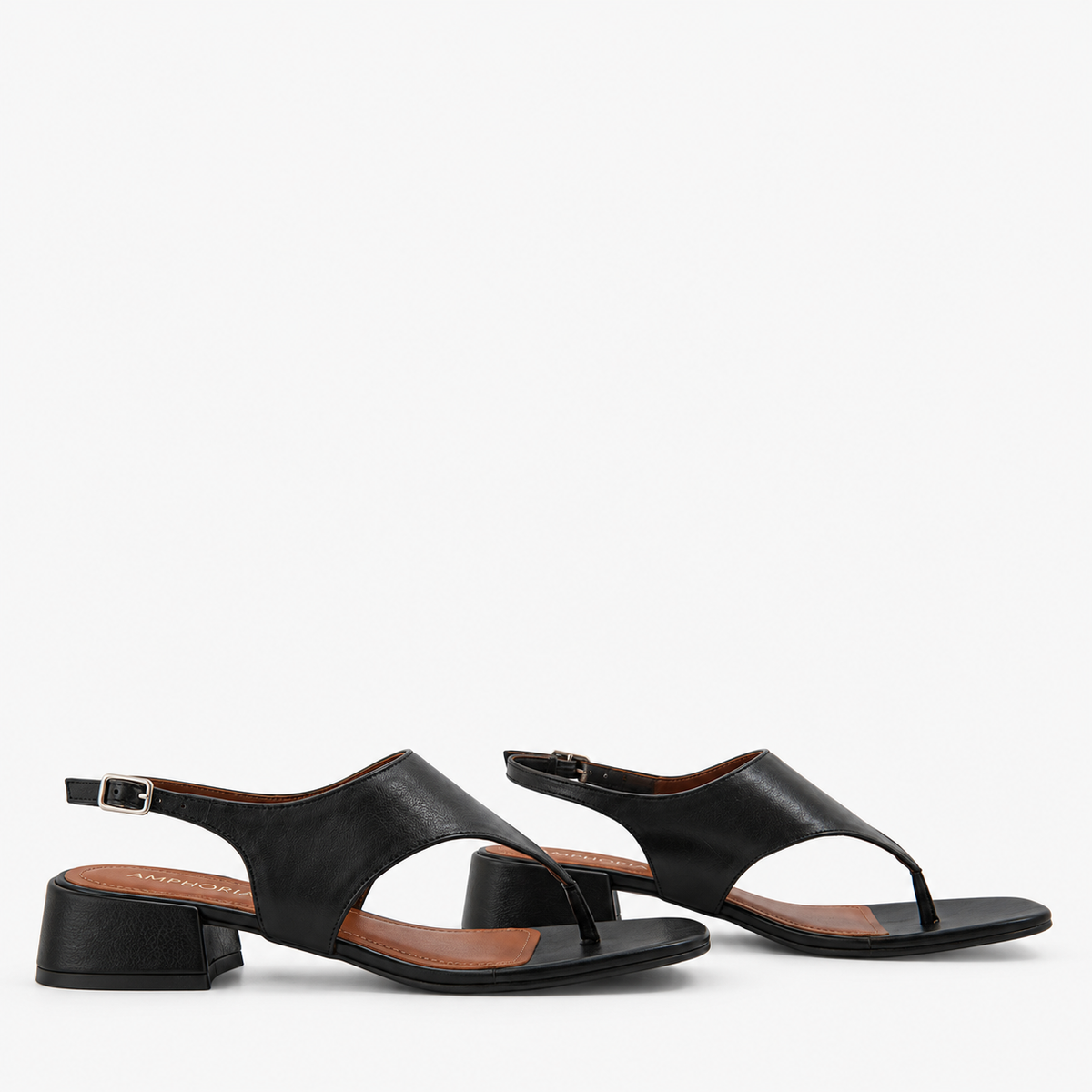 SANDALIA AMALFI NEGRO