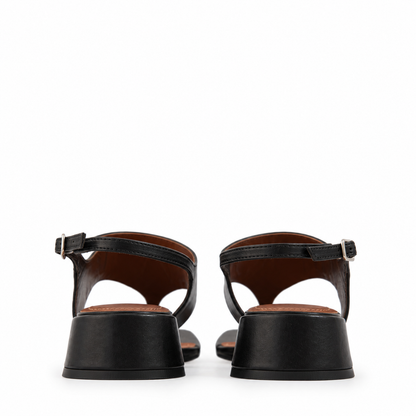 SANDALIA AMALFI NEGRO
