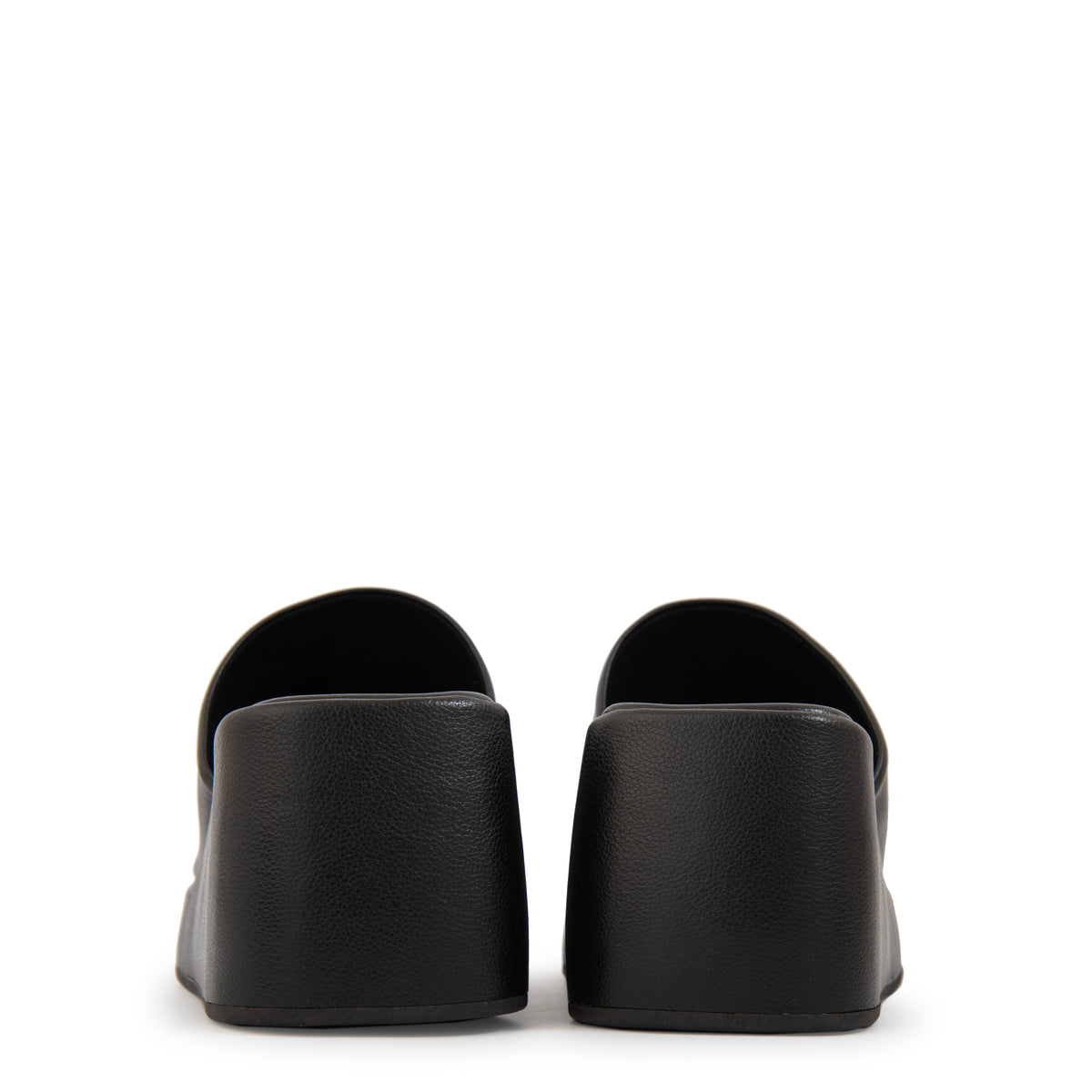 SANDALIA TACO CUÑA MULE FRANZ NEGRO